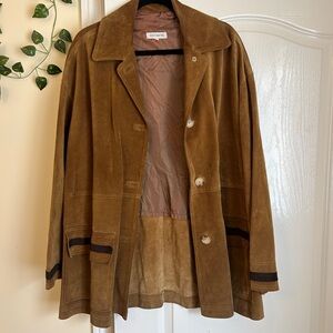 Vintage Suede Leather Jacket